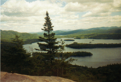 Blue Mnt. Lake from Castle Rock